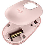 Комп'ютерна миша бездротова Logitech POP Mouse With Emoji Bluetooth Rose, фото 8