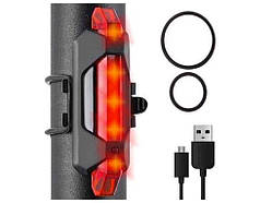 Ліхтарик LED акумуляторний USB задній для велосипеда 7.5*2см VL97732 ТМ STENSON