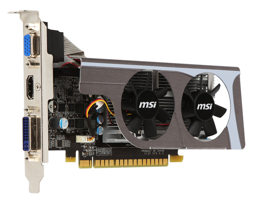 ВІДЕОКАРТ Pci-E Nvidia GeFORCE GT 430 з HDMI на 1 GB DDR3 з ГАРАНТІЄЮ