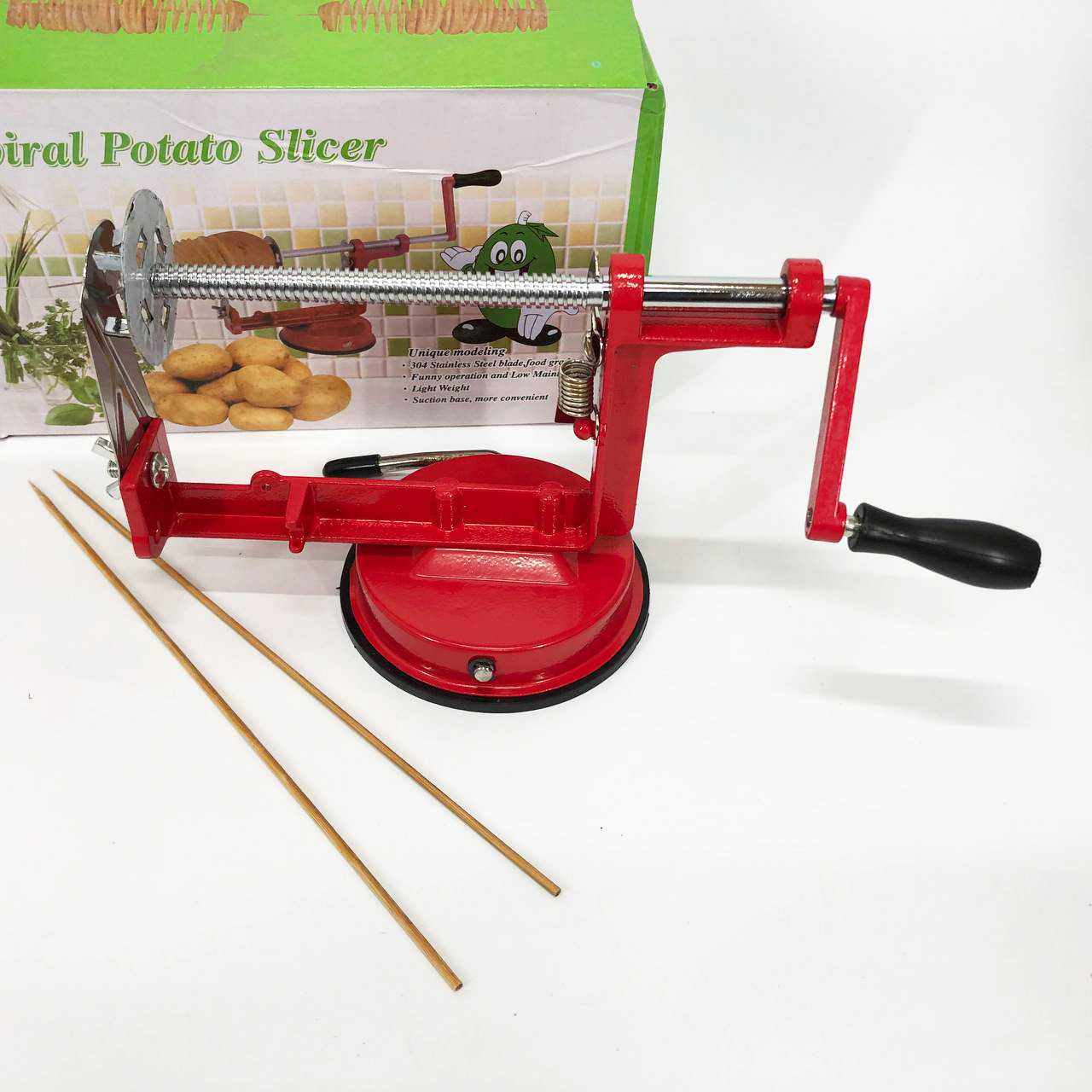Машинка для різання картоплі спіраллю SPIRAL KG-368 POTATO SLICER