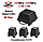 Кодифікований РЕБ SKY ARMOR 9*80W (350-1050 МГц, 2.4, 5.8 G) Купольний глушник проти FPV дронів на авто., фото 3
