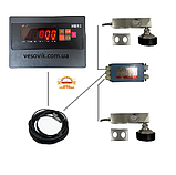 Комплект обладнання до 1000кг (ZEMIC MB-12. LOCOSC LP7110) для виготовлення монорейкових ваг, фото 3