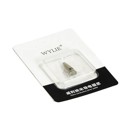 Струмопровідний лак на основі срібла WYLIE Nano (0,3 мл) у тюбику, фото 1