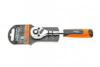 Трещотка Neo Tools 1/4" 45TH (150мм)