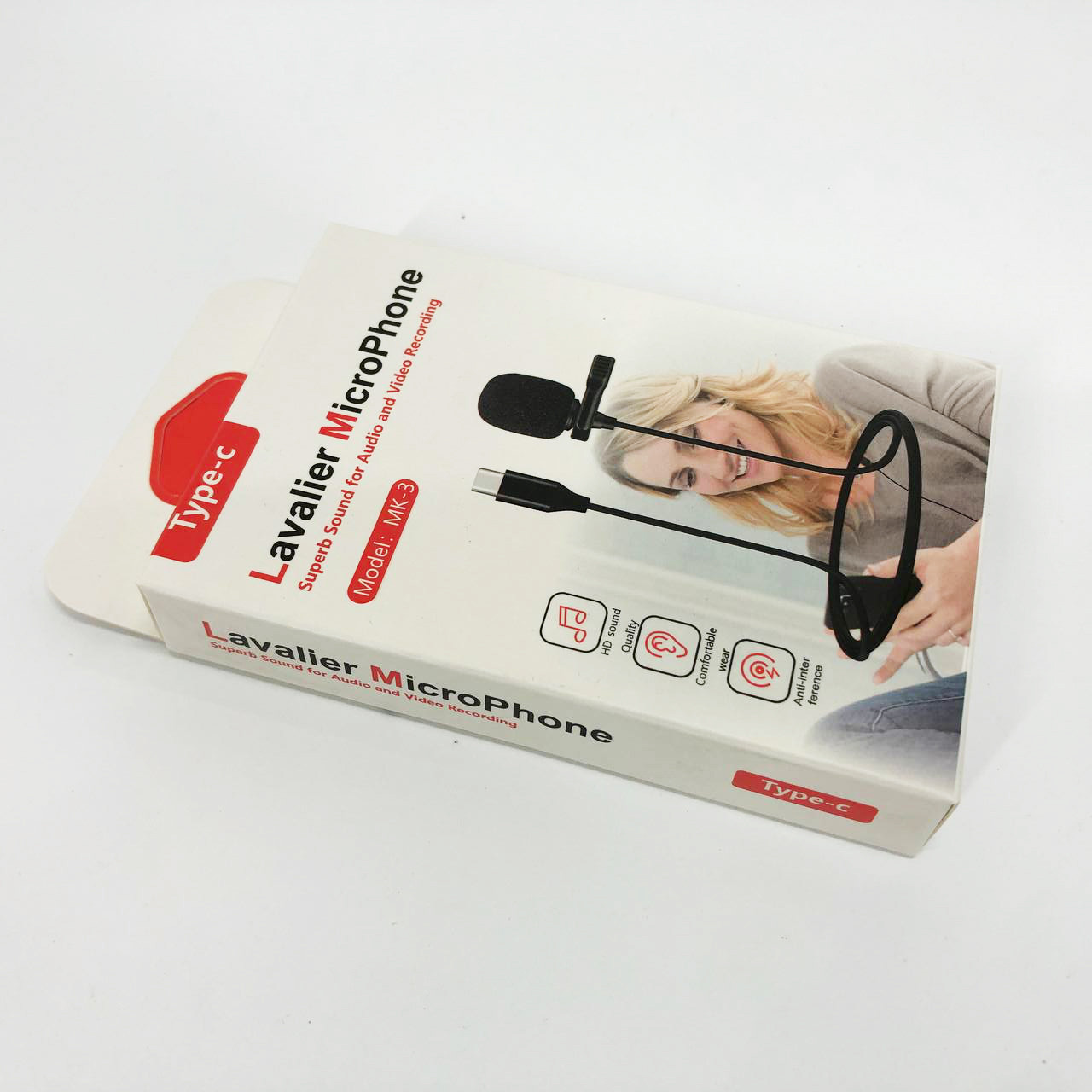 Петличний міні-мікрофон DM TYPE-C MK-3 JL-66, фото 1