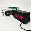 Сучасний годинник з LED підсвічуванням VST-862, Електронний годинник з вбудованим дисплеєм PI-66, фото 4