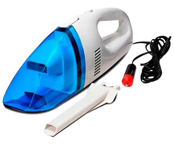 Автомобільний пилосос із зарядкою від прикурювача Vacuum Cleaner DC 12V біло-синій 60W (lp-89801_104)
