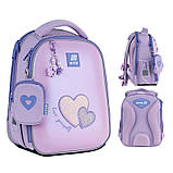 Шкільний набір Kite Education Sweetheart SET_K25-555S-7 (рюкзак, пенал, сумка, ланчбокс, пляшка) 115-130 см, фото 3