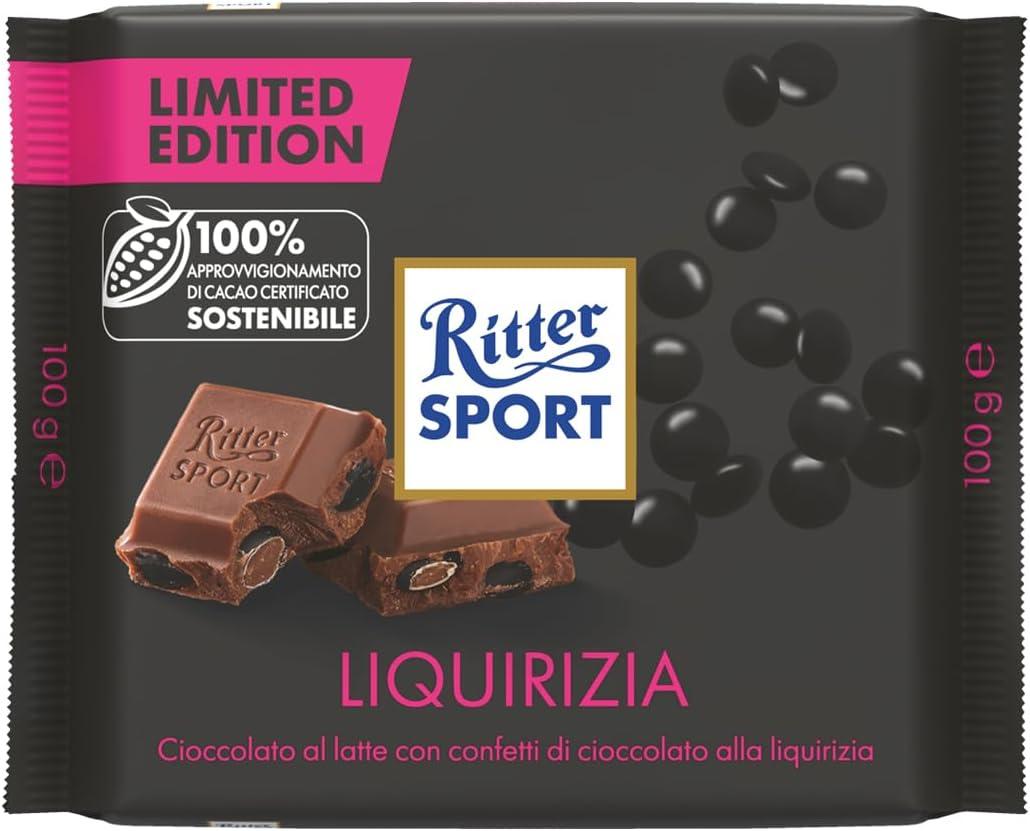 Молочний шоколад Ritter Sport Liquirizia Limited Edition 100г, фото 1