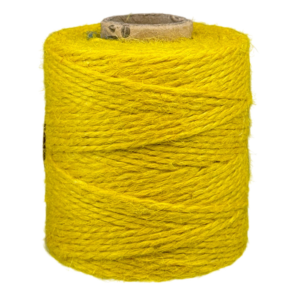 Шпагат джутовий жовтий 2мм х 135м 150г, фото 1