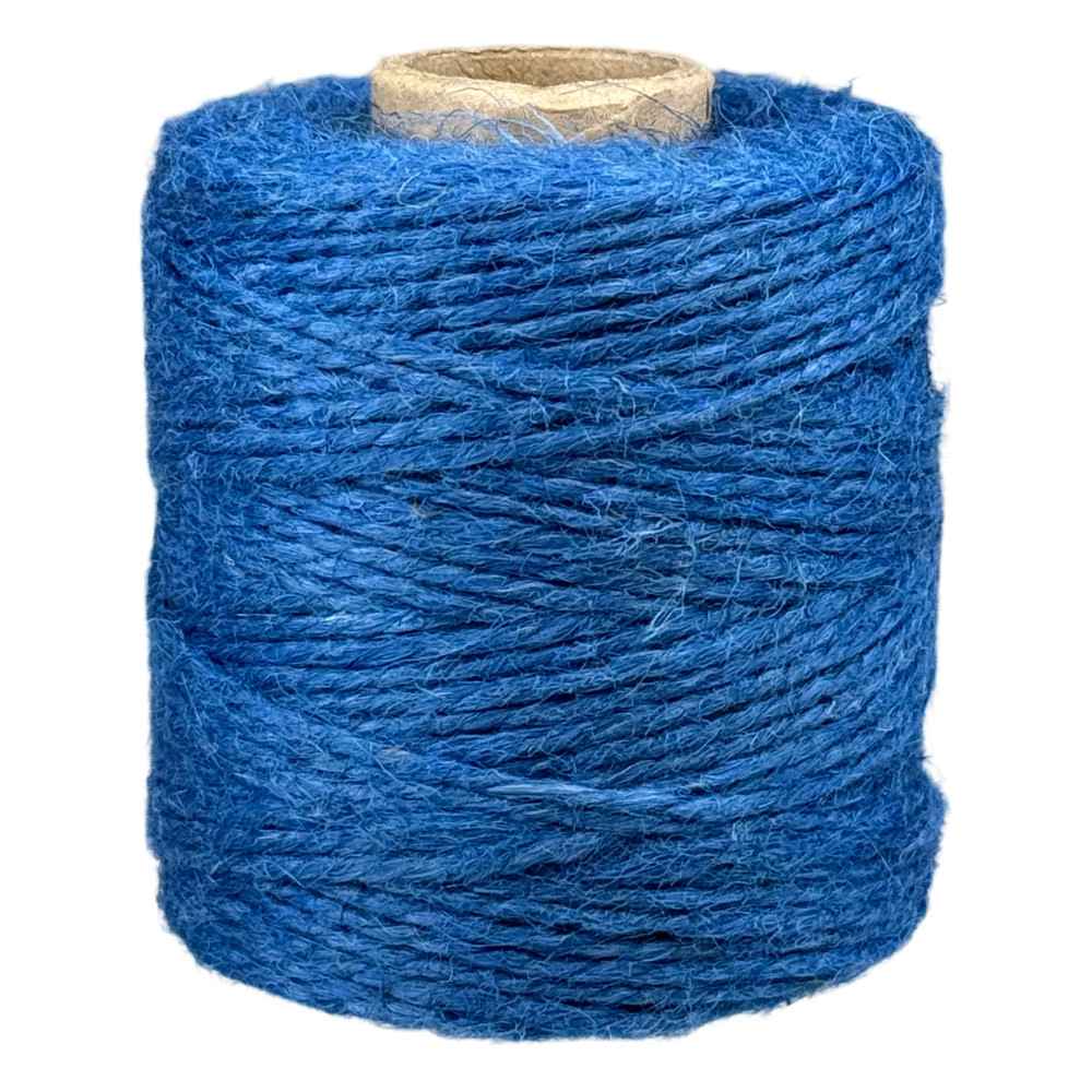 Шпагат джутовий синій 2мм х 135м 150г, фото 1