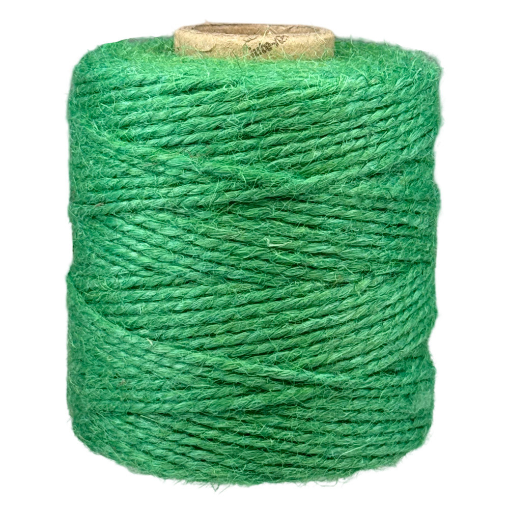 Шпагат джутовий зелений 2мм х 135м 150г, фото 1