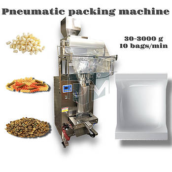 Фасувальний автомат сипучих продуктів PWQ3000+F3000 Pillow pneumatic, ваговий