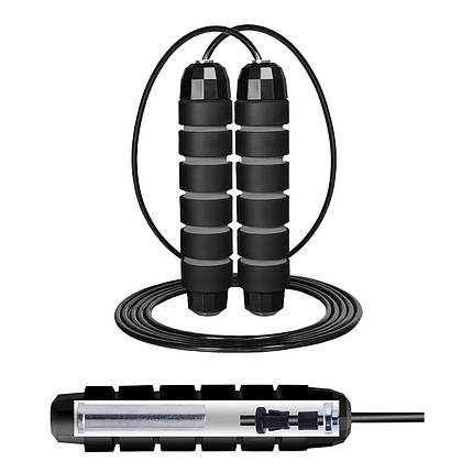 Скакалка швидкісна для кросфіту Cornix Speed Rope Classic з обтяженням XR-0354 Black/Red, фото 1