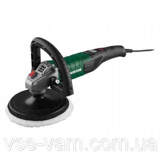 Електрична ротаційна полірувальна машина 1200 Вт Ø 180 мм PPM 1200 A1 PARKSIDE, фото 1