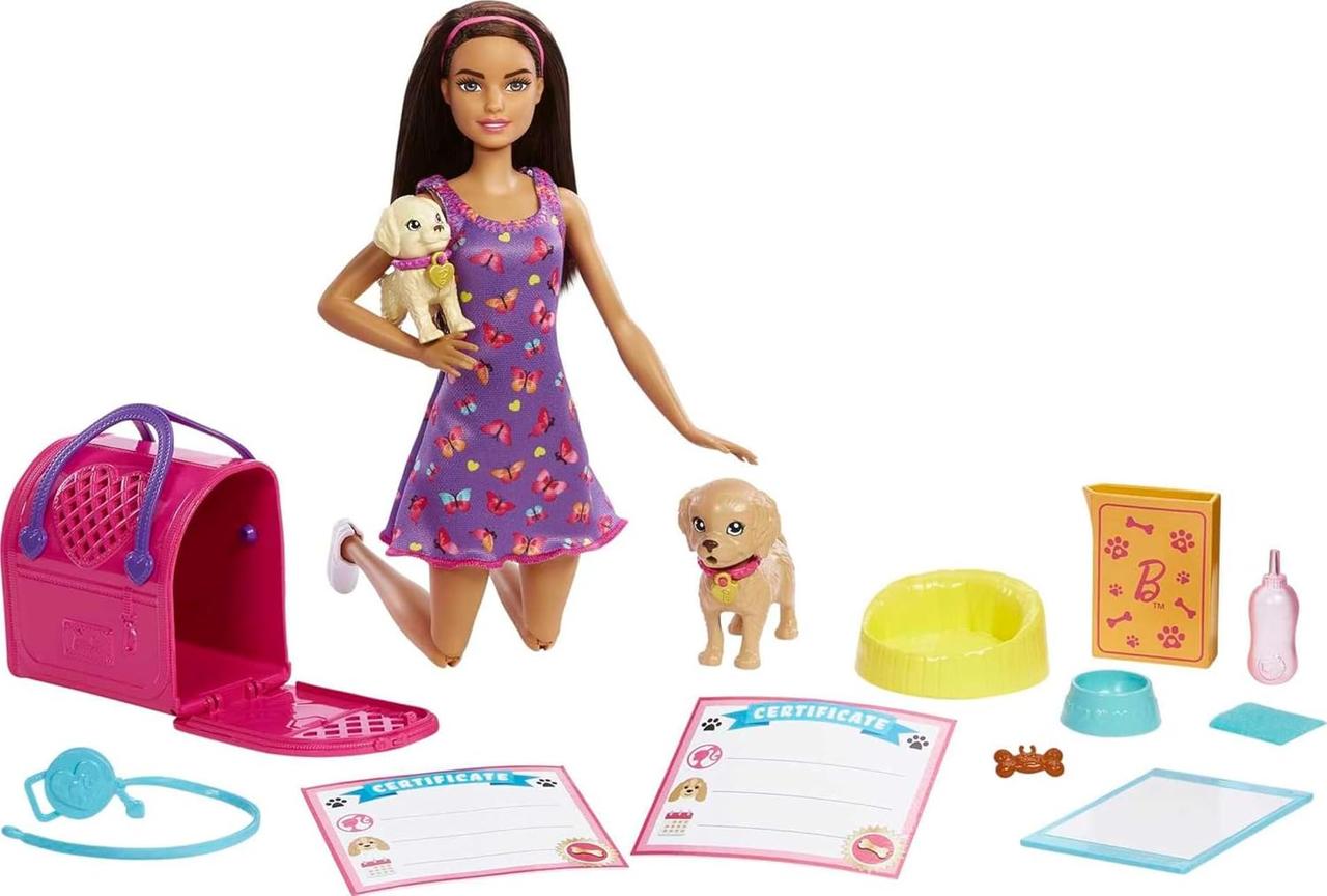 Ігровий набір Барбі цуценята Barbie Pup Adoption Doll