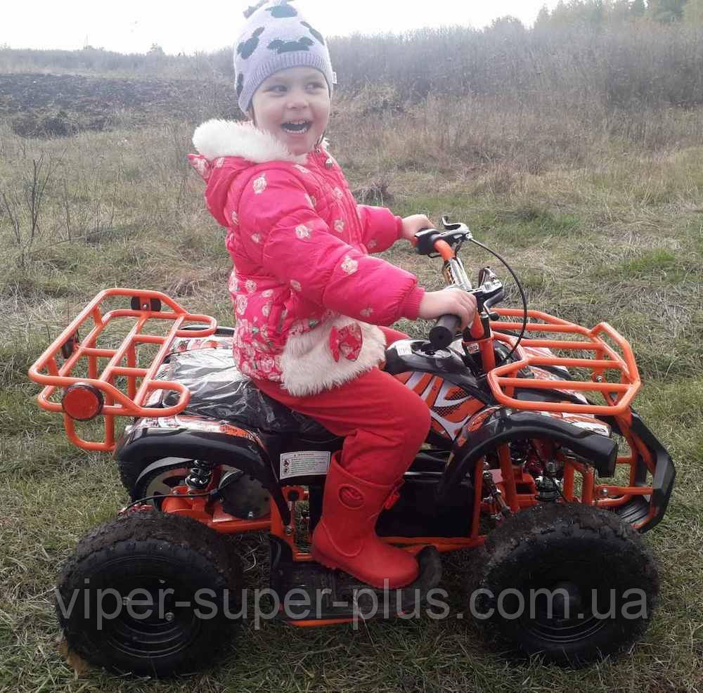 Електроквадроцикл Viper Crosser Помаранчевий eatv 90505 1000W/36V 3 передачі вперед 1 назад