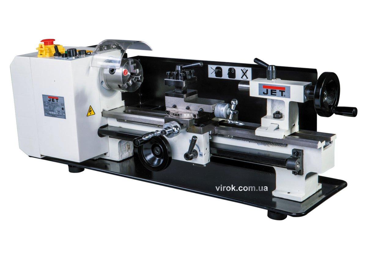 Токарний верстат по металу JET BD-X7 : 230 В, 0,5 кВт; обточув. зона Ø= 180/ 110 мм- стани/супор Зроби це - Vdalo