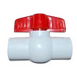 Кран 1/2" кульовий ПВХ внутрішня різьба, фото 2