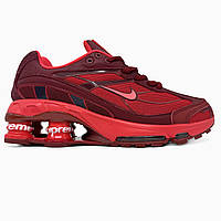 Мужские кроссовки Nike  Supreme Shox Ride 2 Red кросівки Nike
