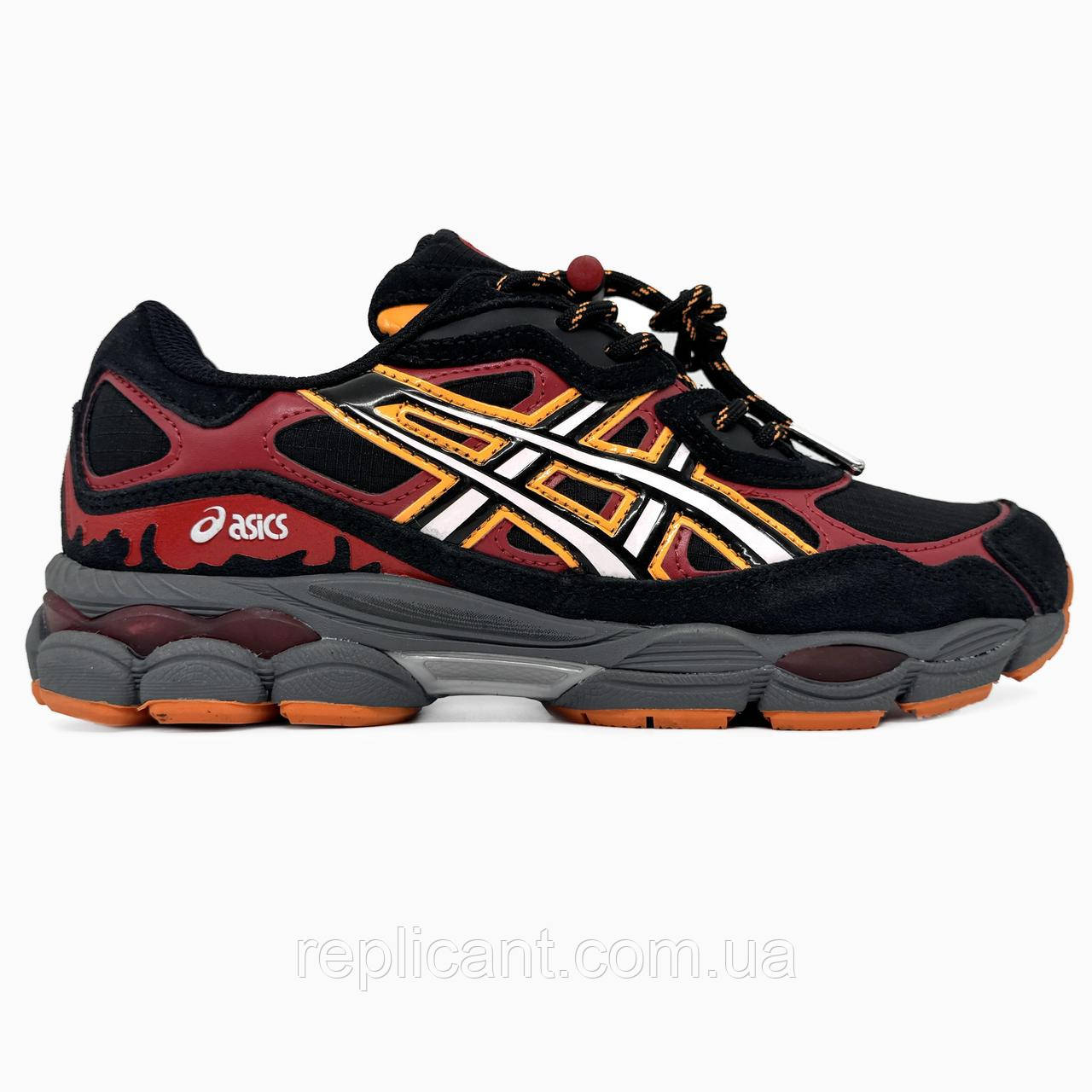 Мужские кроссовки Asics Gel-NYC x Naruto Shippuden Black/Orange/Red кросівки Asics, фото 1