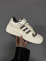 Женские кроссовки Adidas «BEIGE / BROWN » кросівки Adidas