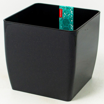 Вазон "Квадро" низький (граніт), 16*16*15,5 см, 3 л