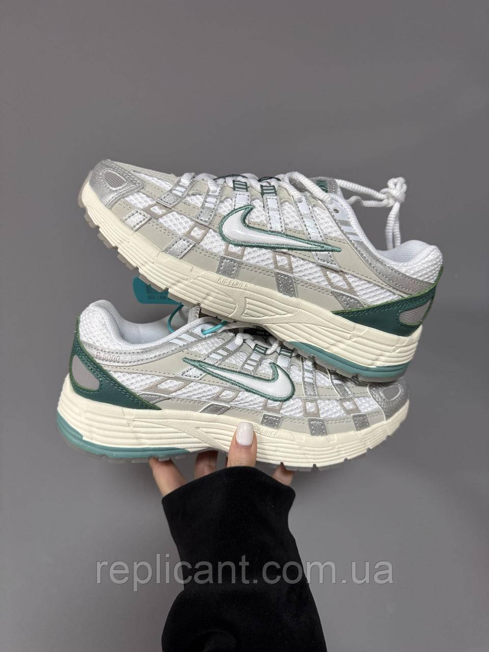 Чоловічі кросівки Nike WHITE/GREEN premium кросівки Nike