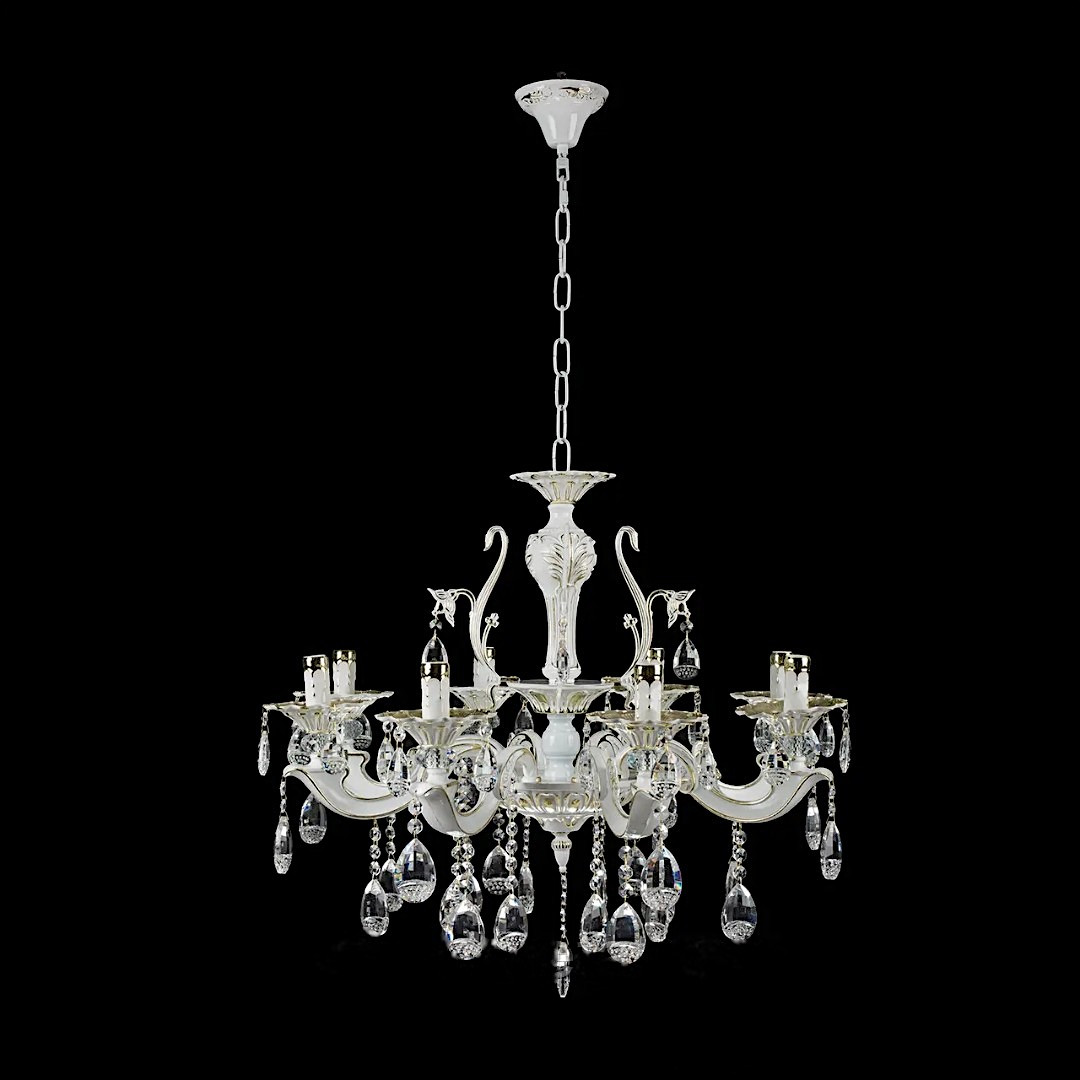 Люстра класична зі свічками SH-7720/8 FFGW, фото 1