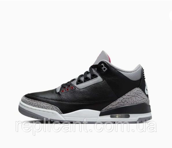 Чоловічі кросівки Nike Air Jordan 3 OG 'Black Cement' 2024 DN3707-010 📦 кросівки Nike