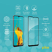 Захисне скло Piko Full Glue для Realme C21Y (чорне), фото 4