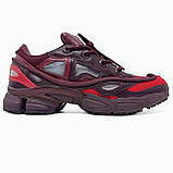 Чоловічі кросівки Adidas x Raf Simons Ozweego III Burgundi кросівки Adidas, фото 3