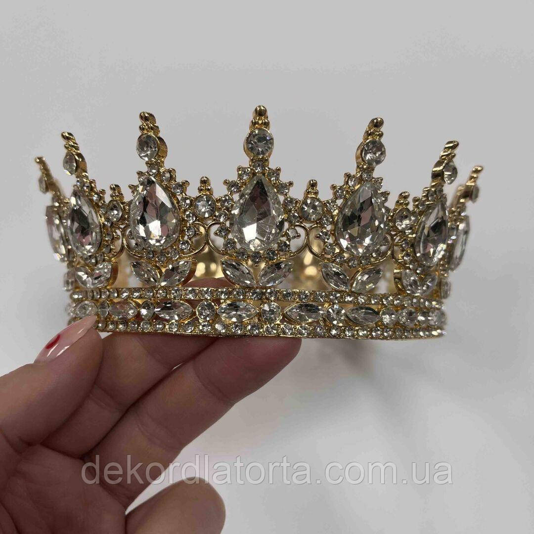Корона діадема золото/срібло