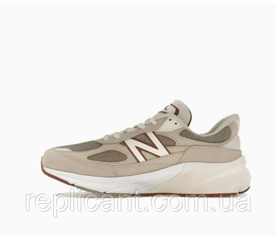 Жіночі кросівки New Balance x Loro Piana 990 v6 'Raw Cashew' U990LP6 📦 кросівки New Balance