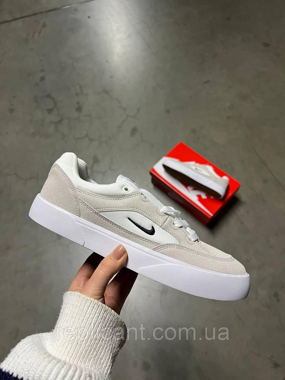 Чоловічі кросівки Nike nike sb skate shoes white black кросівки Nike