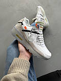 Мужские кроссовки Nike OFF-White x  Air Max 90 GPX White кросівки Nike, фото 4