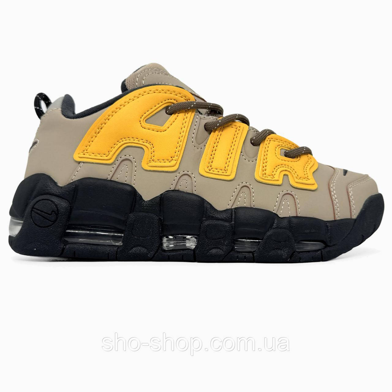 Кросівки Nike Air More Uptempo 96 Brown/Black/Yellow