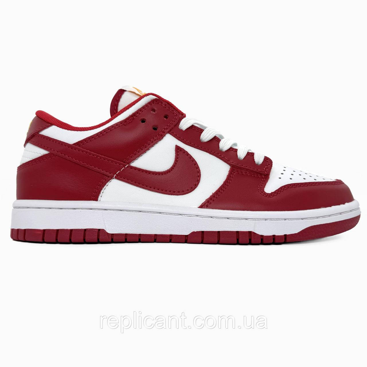 Nike Dunk Red/White, фото 1