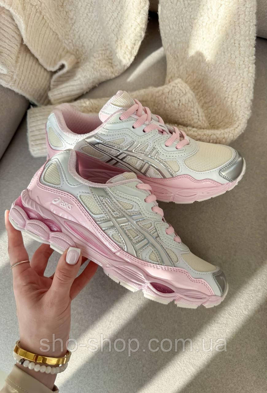 Кроссовки Asics Gel-NYC x KICKI YANG ZHANG CREAM PINK, фото 1