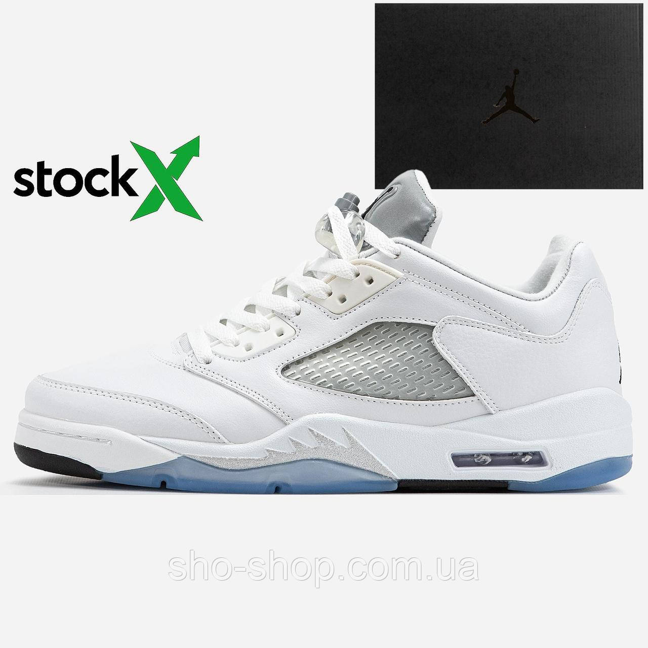 Кросівки Nike 2010 Air Jordan 5 Low Metallic White