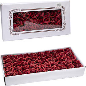 Квітка для декору "Троянда Бордо Мило подарункове" KNZ