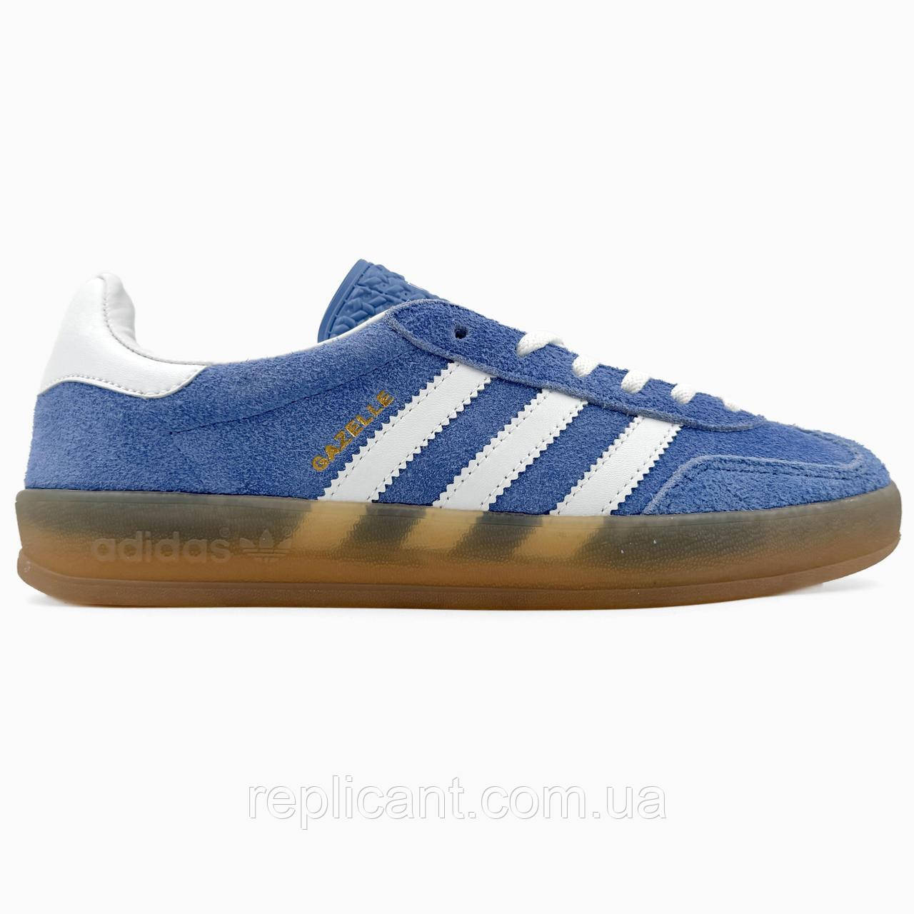 Женские кроссовки Adidas Gazelle Blue Gum кросівки Adidas