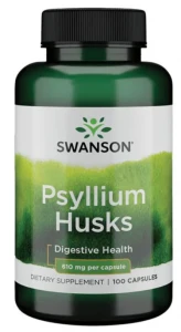 Лушпиння подорожника Psyllium Husks 610mg 100 caps