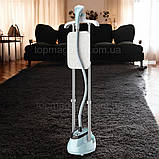 Вертикальний відпарювач для одягу Zepline 3000 Вт прасувальна система на 3 л з парогенератором на стійці, фото 4