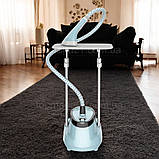 Вертикальний відпарювач для одягу Zepline 3000 Вт прасувальна система на 3 л з парогенератором на стійці, фото 3