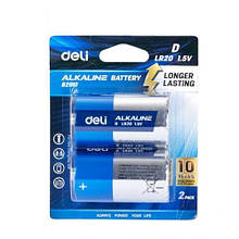 Батарейка Deli E82910 D/LR20 2 шт./пач. бліст