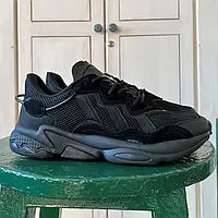 Мужские кроссовки Adidas  Ozweego Triple Black Textile кросівки Adidas