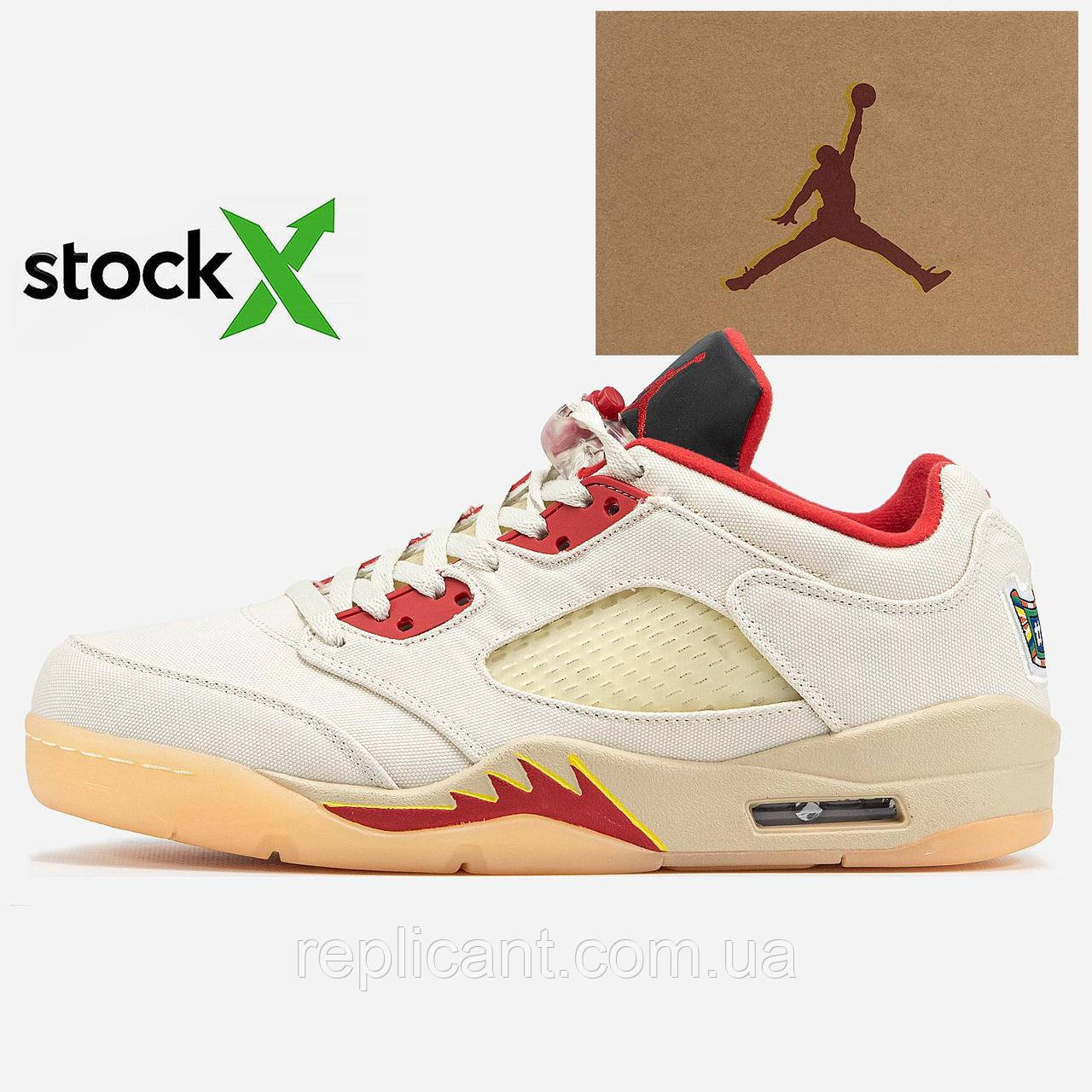 Мужские кроссовки Nike 1985  Air Jordan 5 Low Chinese New Year кросівки Nike, фото 1