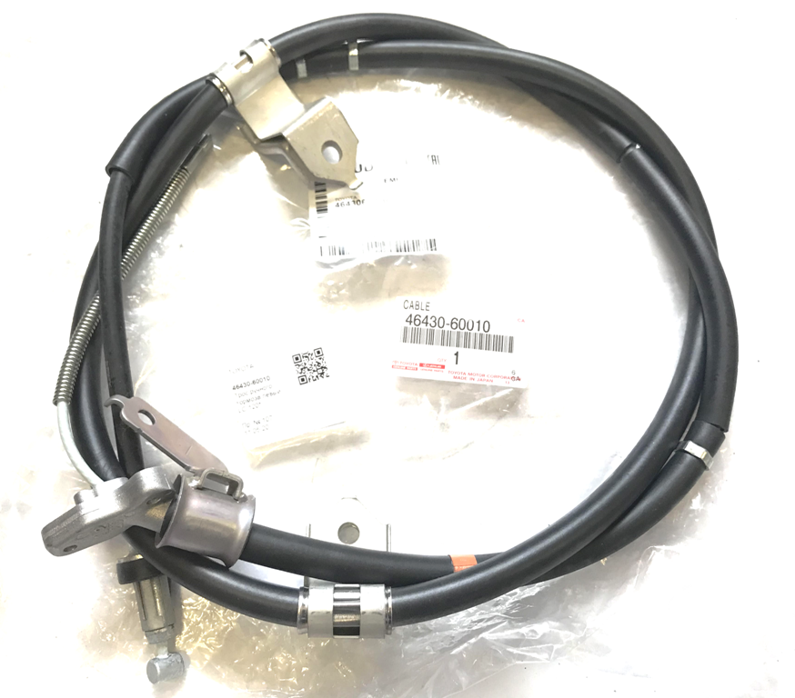 Трос ручного гальма задній лівий, оригінальний 4643060010 PRADO Ланд Крузер Прадо 2002-2009