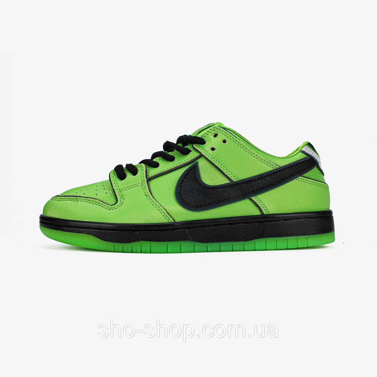 Кроссовки Nike  SB Dunk Low The Powerpuff Girls Buttercup, фото 1